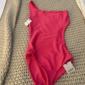 Jade Swim Bright Pink One-Piece Swimsuit